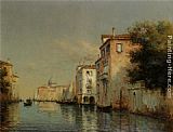 A Gondola on a Venetian Canal